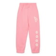 thumbnail image 1 of Wonder Nation Little Girls Fleece Jogger Pants, Sizes 4-10, 1 of 3