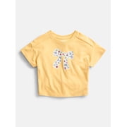 Wonder Nation Girls Graphic Tee with Short Sleeves, Sizes 4-10