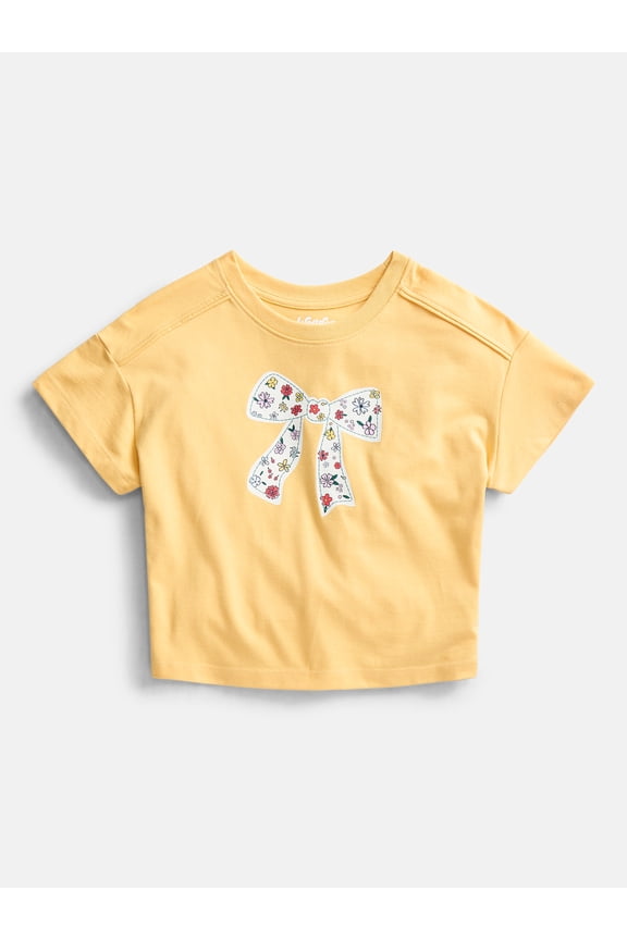 Girls Graphic Tee with Short Sleeves, Sizes 4-10