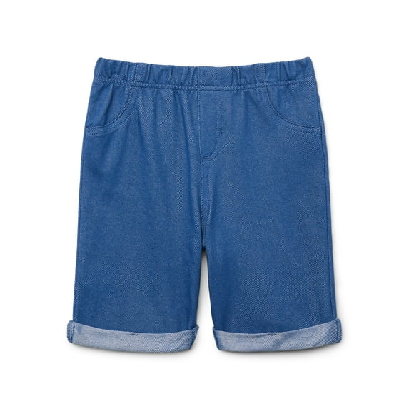 Wonder Nation Little Girls Knit Bermuda Shorts, Sizes 4-10
