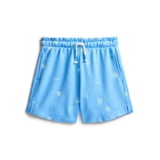 Little Girls' Pull On Knit Shorts, Sizes 4-10
