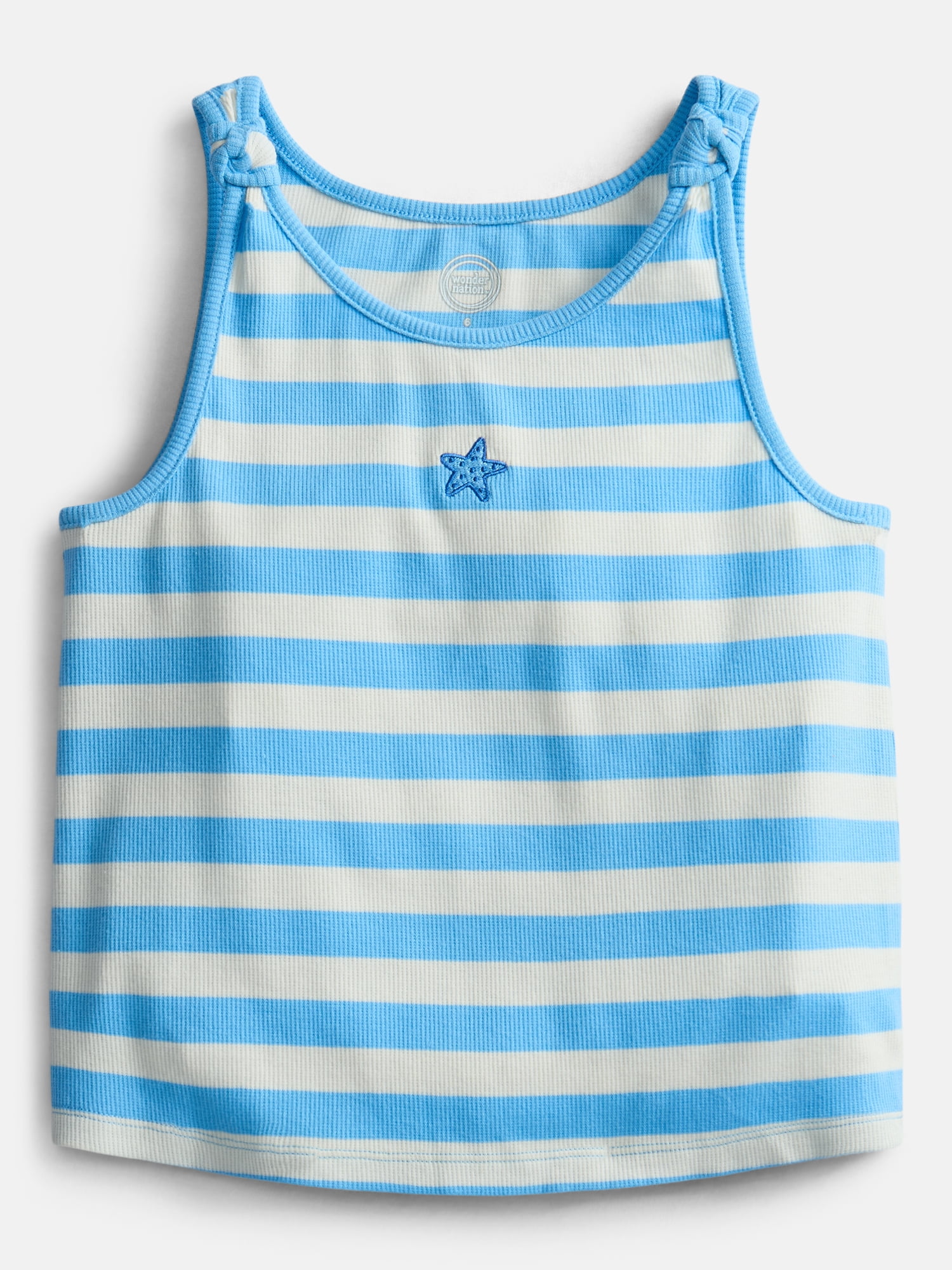 Girls Knotted Tank Top, Sizes 4-10