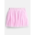 thumbnail image 1 of Wonder Nation Little Girls' Pleated Mesh Skirt, Sizes 4-10, 1 of 3