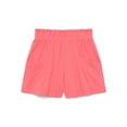 thumbnail image 1 of Wonder Nation Little Girls Knit Paperbag Shorts, Sizes 4-10, 1 of 3