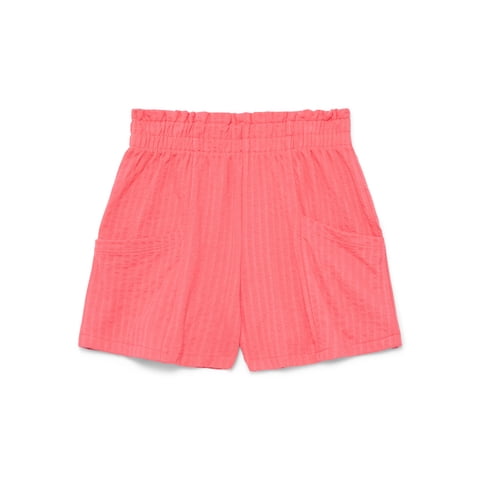 Little Girls Knit Paperbag Shorts, Sizes 4-10