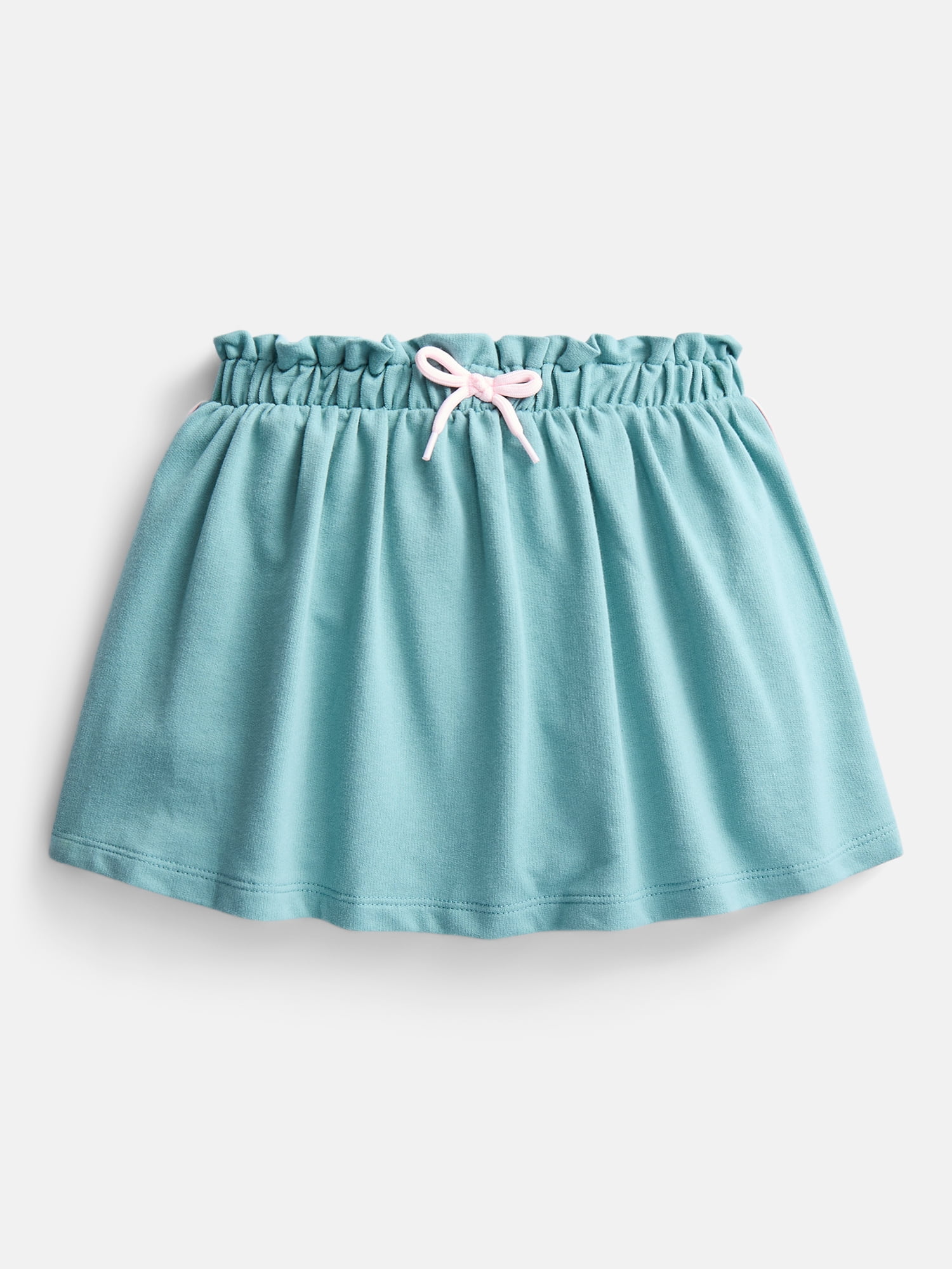 Wonder Nation Little Girls Scooter Skirt with Paperbag Waist, Sizes 4-10