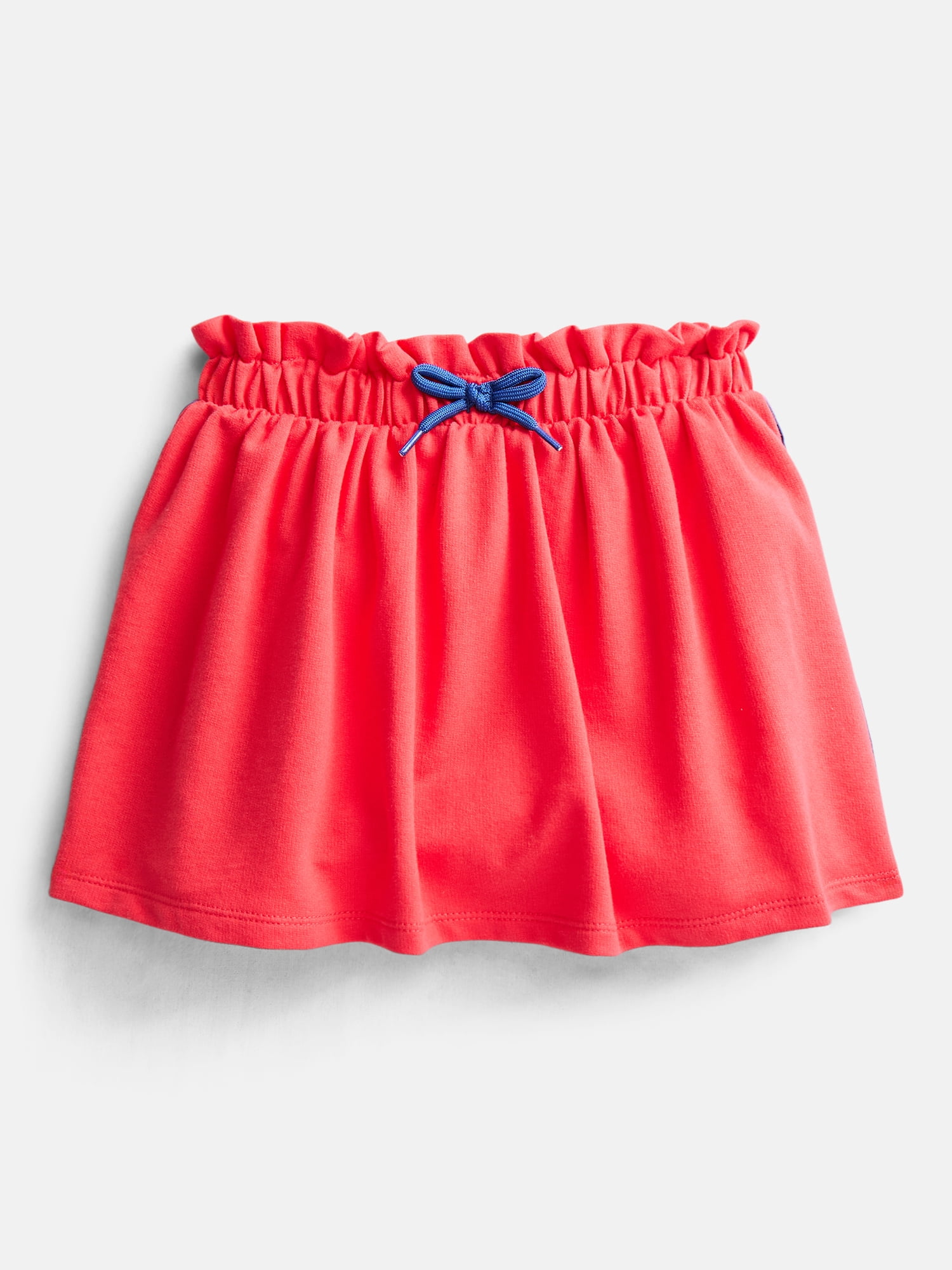 Wonder Nation Little Girls Scooter Skirt with Paperbag Waist, Sizes 4-10