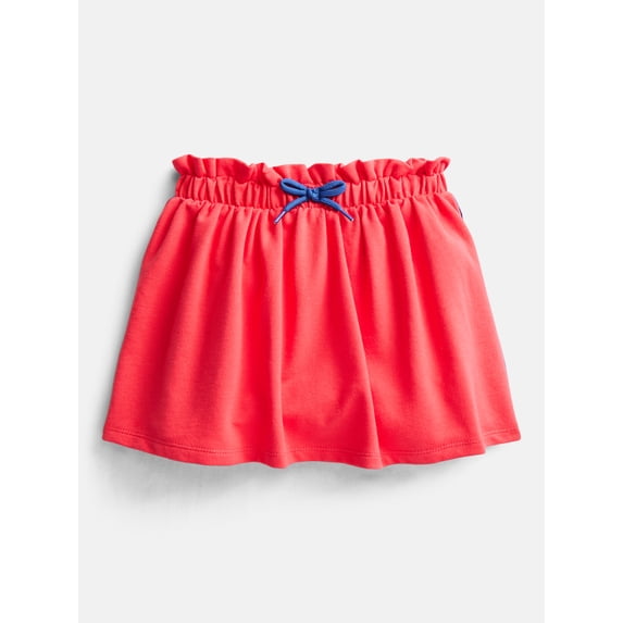 Wonder Nation Girls' Scooter Skirt with Paperbag Waist, Sizes 4-10
