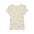 thumbnail image 1 of Wonder Nation Girls Printed Rib Tee with Short Sleeves, Sizes 4-10, 1 of 3