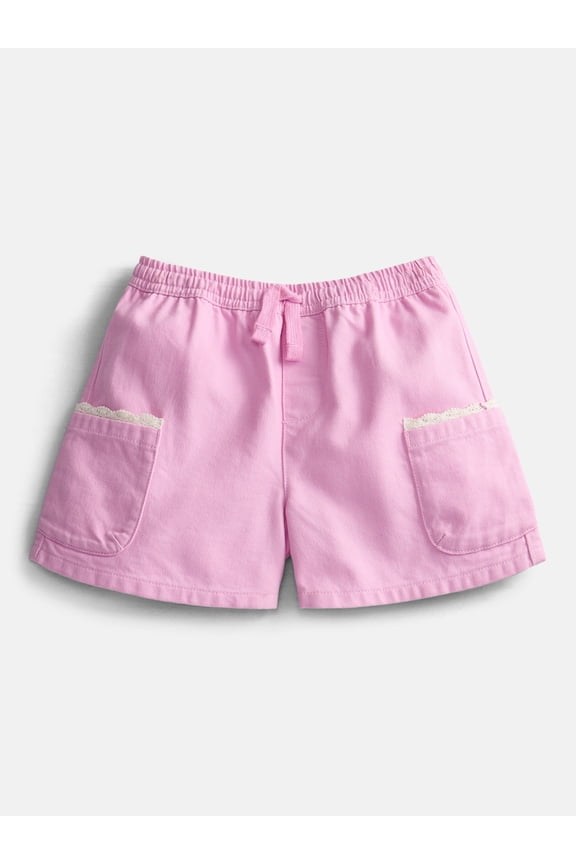 Little Girls Pull On Shorts, Sizes 4-10