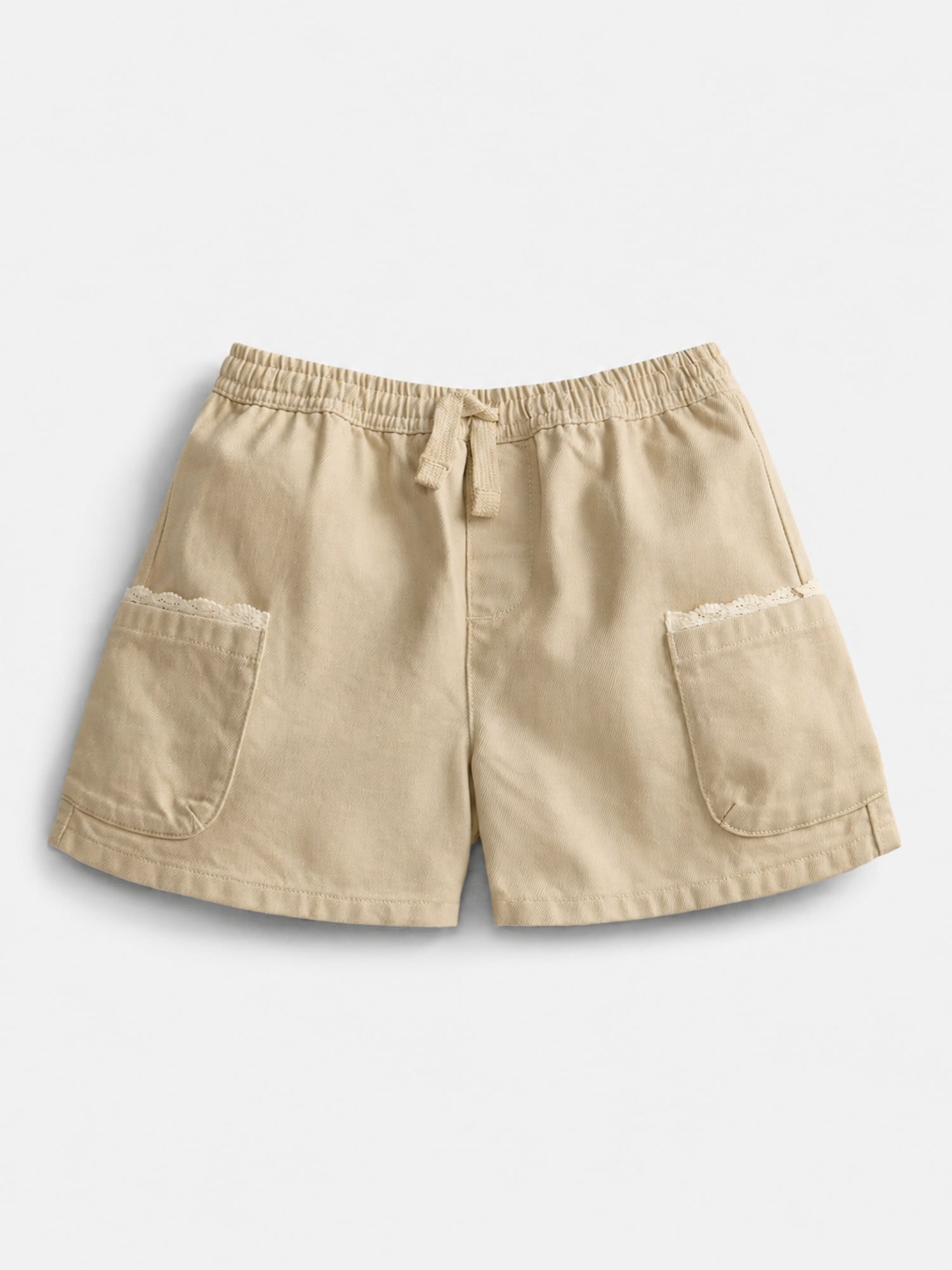 Wonder Nation Little Girls Pull On Shorts, Sizes 4-10