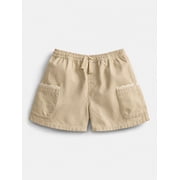 Wonder Nation Little Girls Pull On Shorts, Sizes 4-10