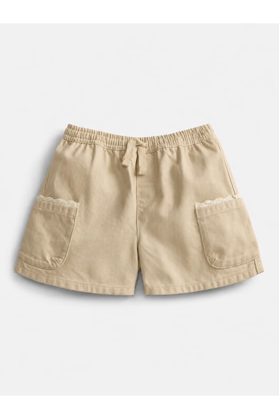 Little Girls Pull On Shorts, Sizes 4-10