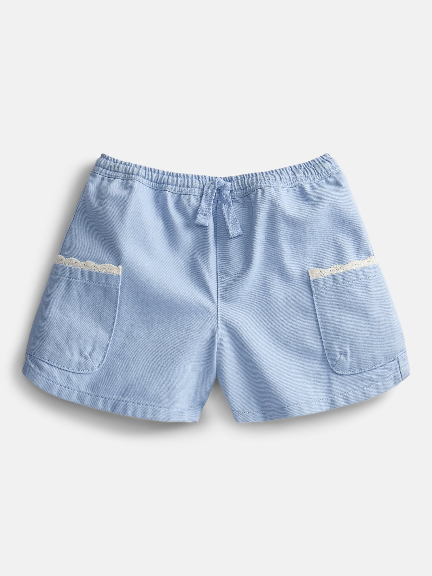 Wonder Nation Little Girls Pull On Shorts, Sizes 4-10