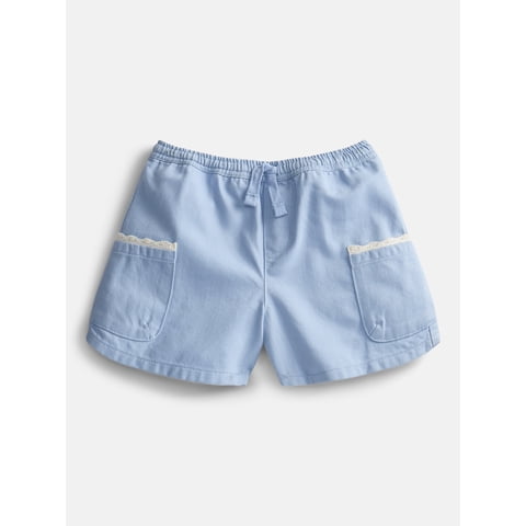 Little Girls Pull On Shorts, Sizes 4-10