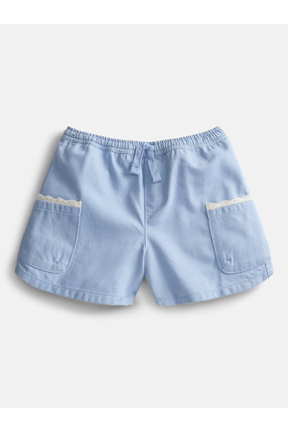 Little Girls Pull On Shorts, Sizes 4-10