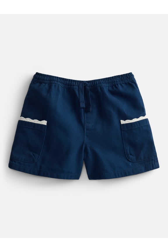 Little Girls Pull On Shorts, Sizes 4-10