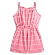 Little Girls' Sleeveless Print Romper, Sizes 4-10