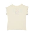 thumbnail image 1 of Wonder Nation Girls Ruffle Dolman Tee, Sizes 4-10, 1 of 3