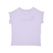 Wonder Nation Girls Ruffle Dolman Tee, Sizes 4-10
