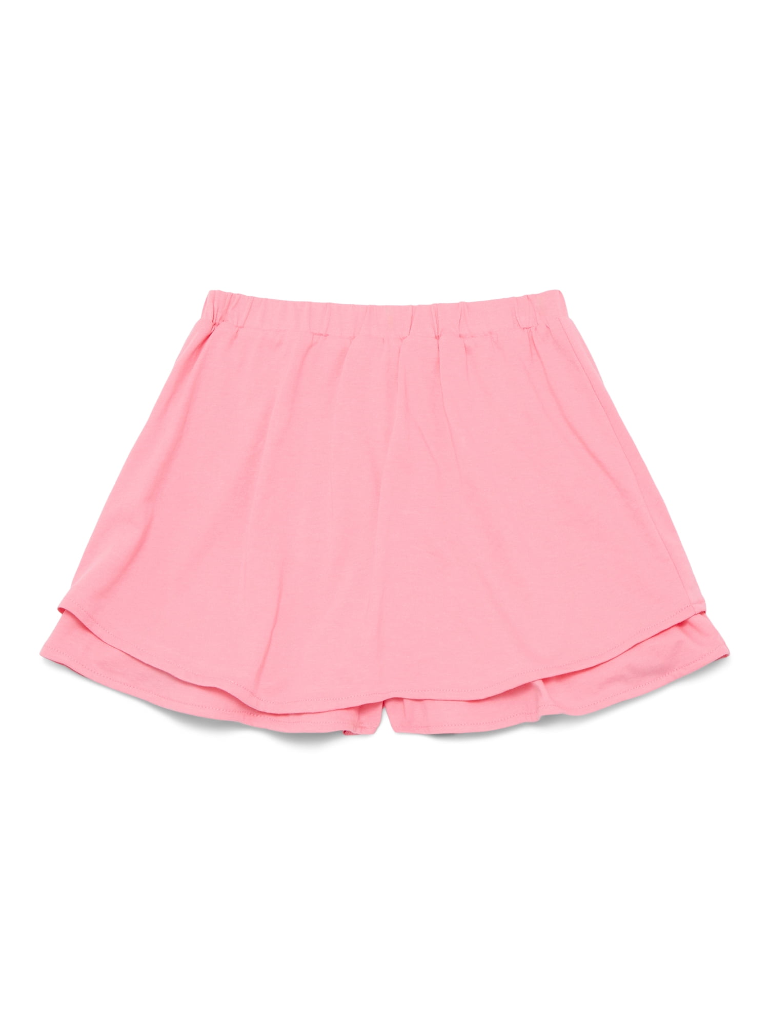 Wonder Nation Little Girls Ruffle Scooter Skirt, Sizes 4-10