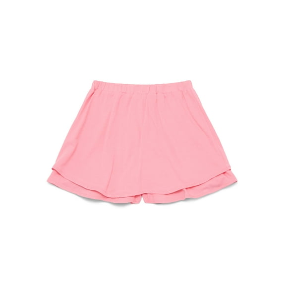 Wonder Nation Little Girls Ruffle Scooter Skirt, Sizes 4-10