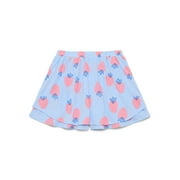 Little Girls Ruffle Scooter Skirt, Sizes 4-10