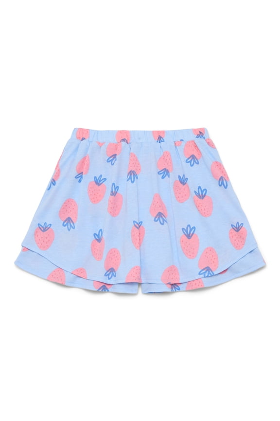 Little Girls Ruffle Scooter Skirt, Sizes 4-10