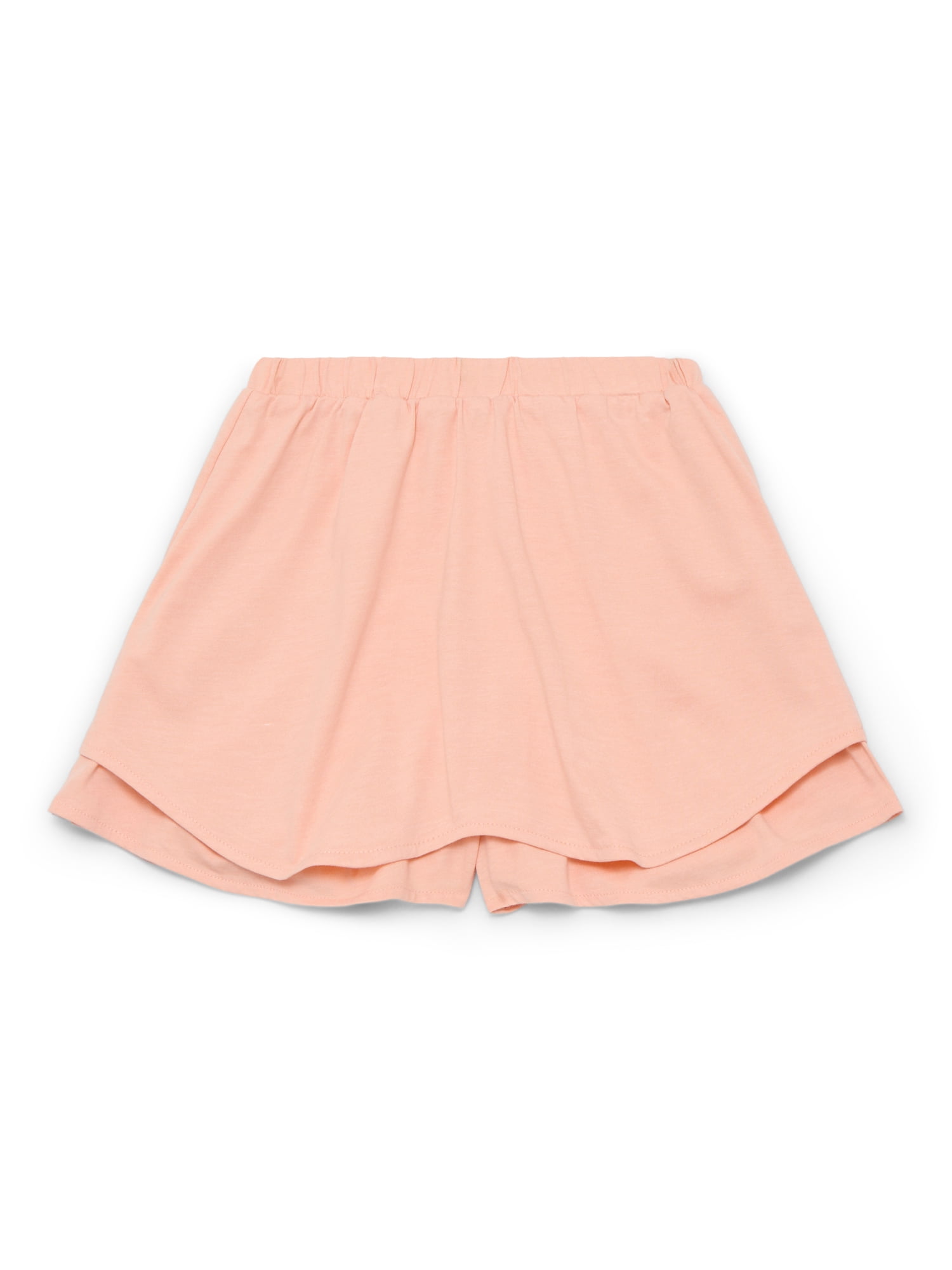 Wonder Nation Little Girls Ruffle Scooter Skirt, Sizes 4-10