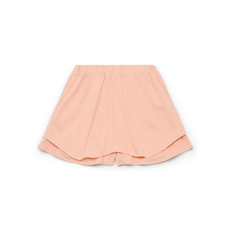 Wonder Nation Little Girls Ruffle Scooter Skirt, Sizes 4-10