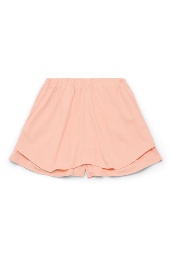 Little Girls Ruffle Scooter Skirt, Sizes 4-10