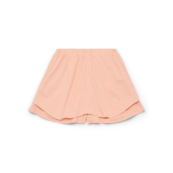 Wonder Nation Little Girls Ruffle Scooter Skirt, Sizes 4-10