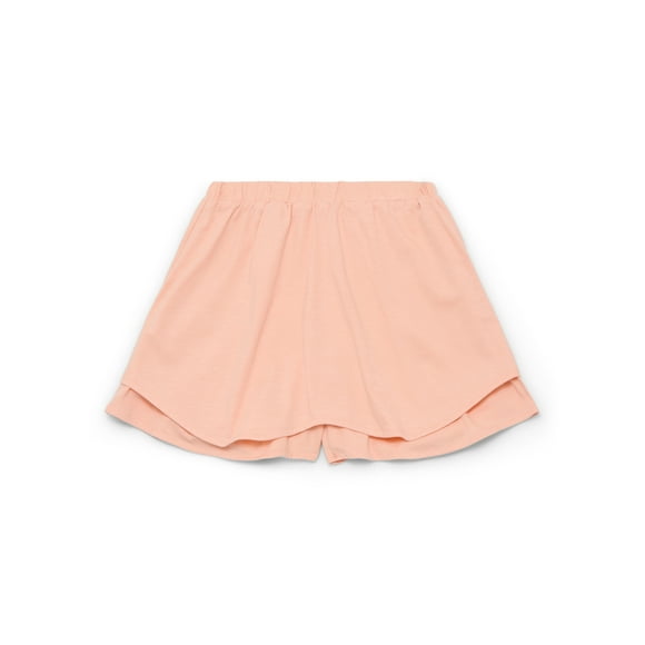 Wonder Nation Little Girls Ruffle Scooter Skirt, Sizes 4-10