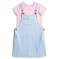 thumbnail image 1 of Wonder Nation Girls Skirtall and Short Sleeve Tee Set, 2-Piece, Sizes 4-10, 1 of 3
