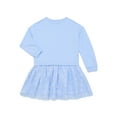 thumbnail image 1 of Wonder Nation Girls Sweatshirt Dress with Long Sleeves, Sizes 4-10, 1 of 3