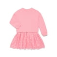 thumbnail image 1 of Wonder Nation Girls Sweatshirt Dress with Long Sleeves, Sizes 4-10, 1 of 3