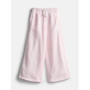 Wonder Nation Little Girls Fleece Wide Leg Pants, Sizes 4-10