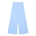thumbnail image 1 of Wonder Nation Little Girls Ribbed Wide Leg Pants, Sizes 4-10, 1 of 3