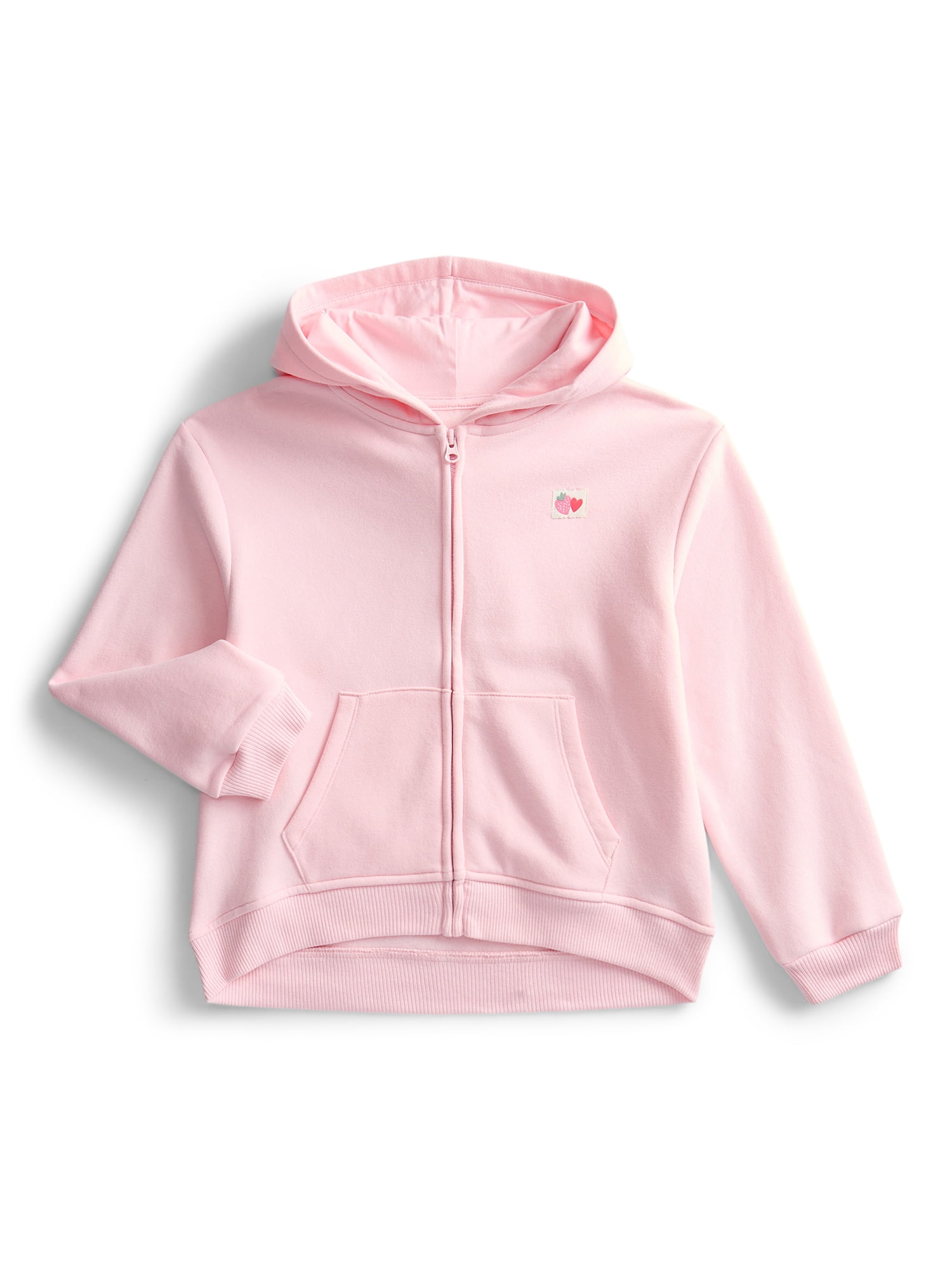 Wonder Nation Girls Graphic Zip Hoodie, Sizes 4-10