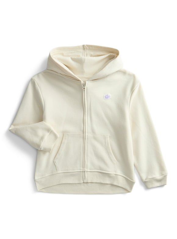 Little Girl Zip Up Hoodie, Sizes 4-10