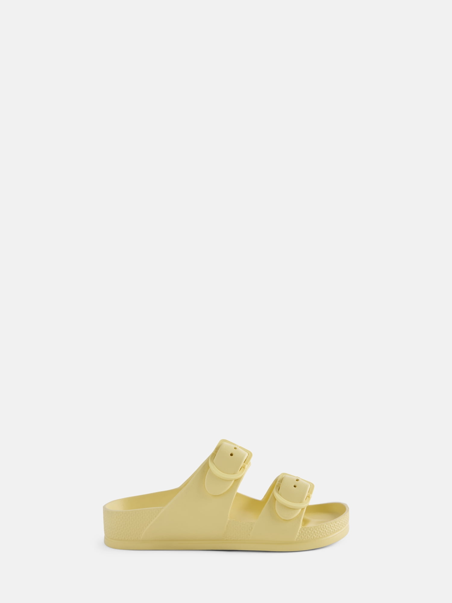 Wonder Nation Kids Two Buckle Footbed Slide Sandals