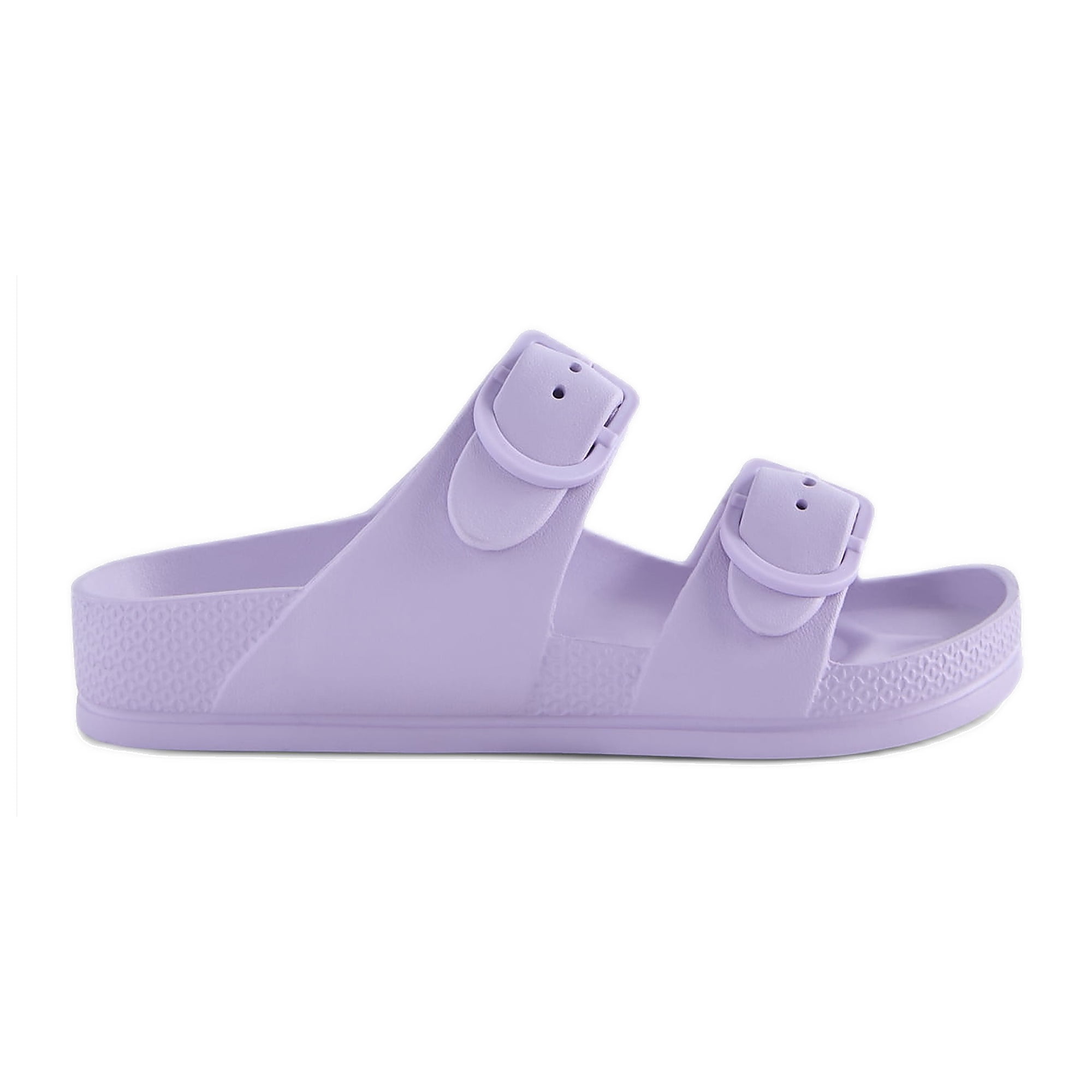 Wonder Nation Kids Two Buckle Footbed Slide Sandals