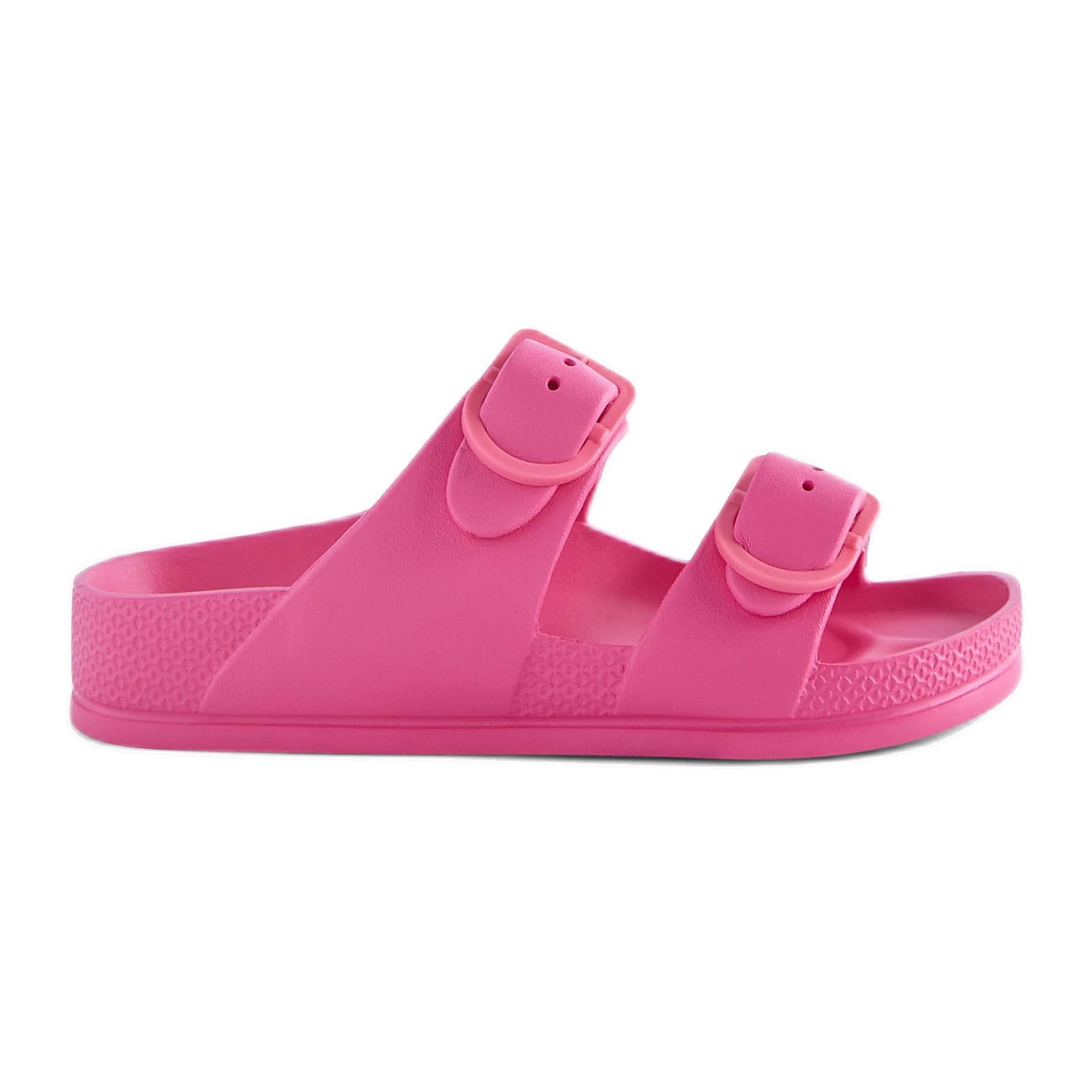 Wonder Nation Kids Two Buckle Footbed Slide Sandals
