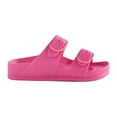 thumbnail image 1 of Wonder Nation Kids Two Buckle Footbed Slide Sandals, 1 of 5