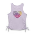thumbnail image 1 of Wonder Nation Little Girls & Big Girls Embellished Graphic Tank Top with Side Ties, Sizes 4-18 & Plus, 1 of 3