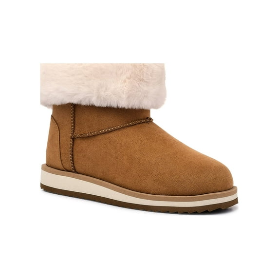 Wonder Nation Little Girls & Big Girls Faux Shearling Boots, Sizes 13-6