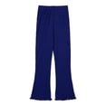 thumbnail image 1 of Wonder Nation Little Girls Flare Leggings with Front Patch Pockets, Sizes 4-10, 1 of 3
