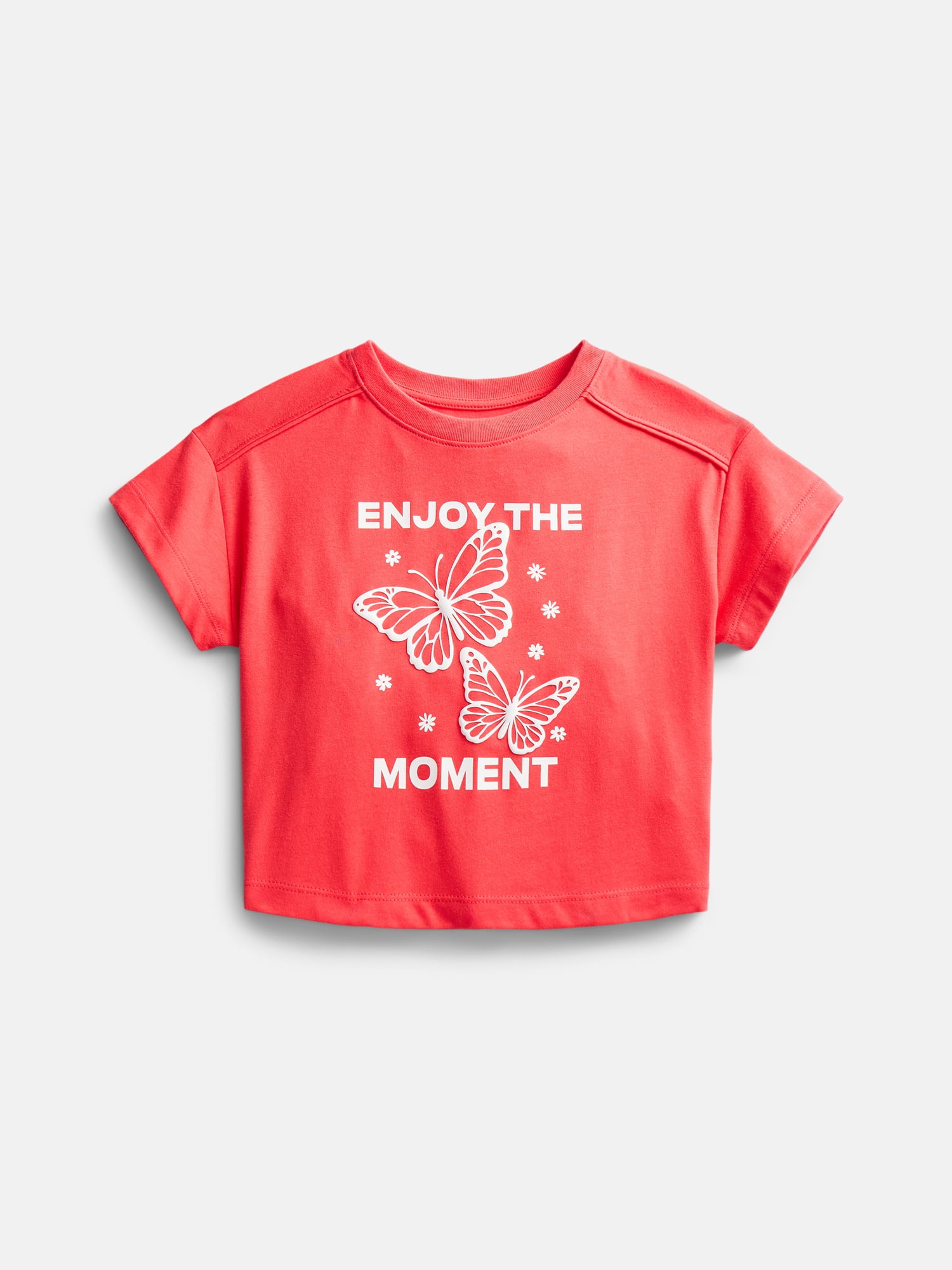 Wonder Nation Girls Graphic Tee with Short Sleeves, Sizes 4-10