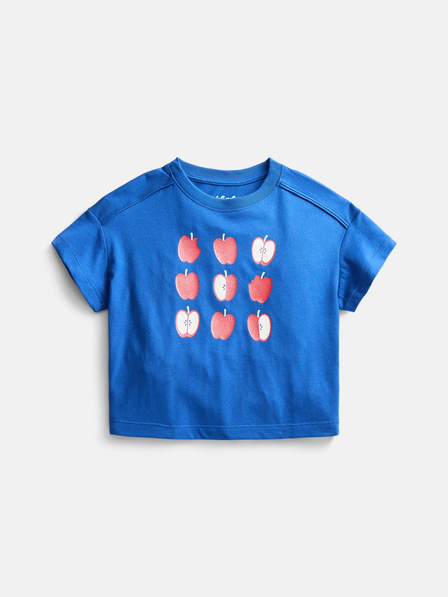 Wonder Nation Girls Graphic Tee with Short Sleeves, Sizes 4-10