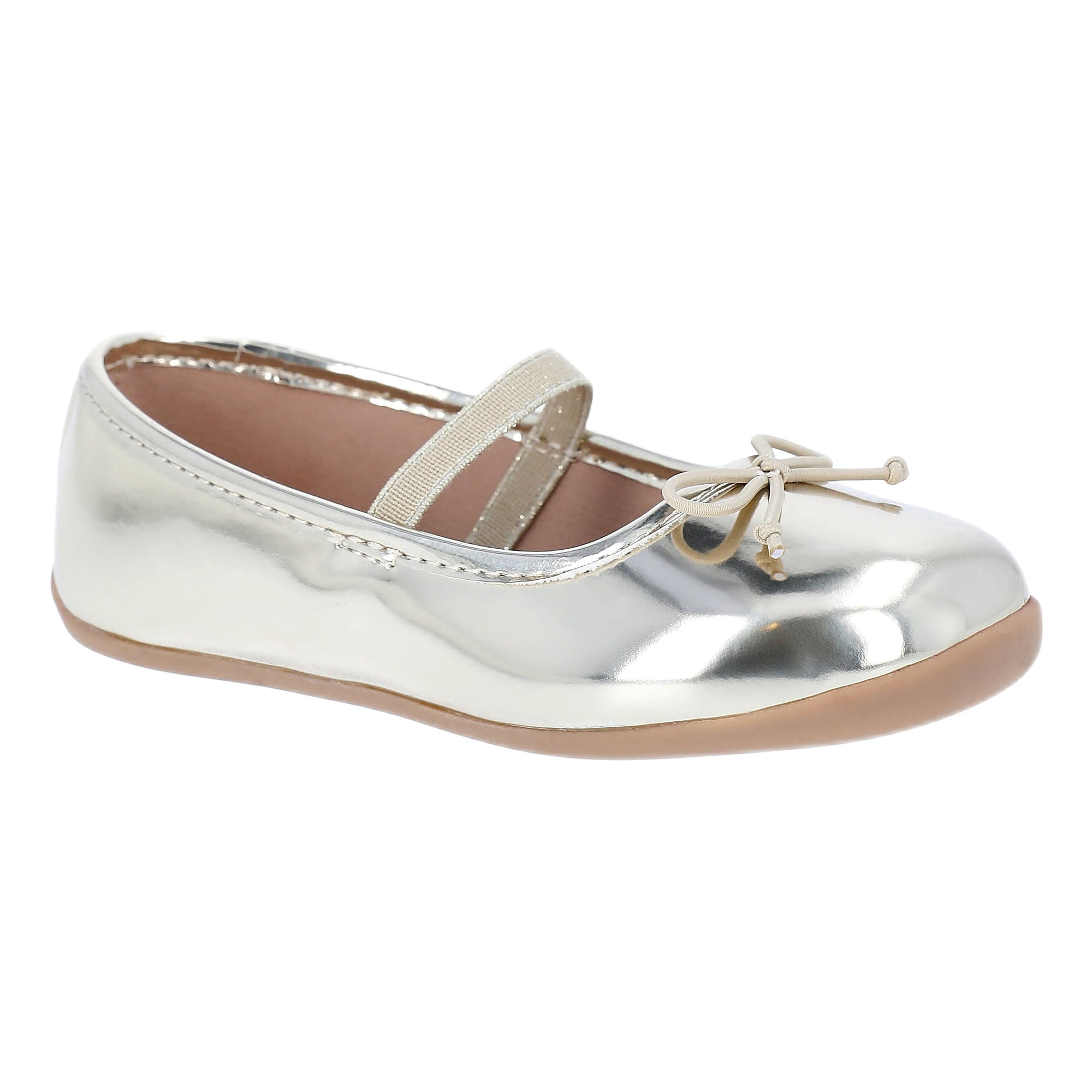 Wonder Nation Girls Bow Ballet Flats